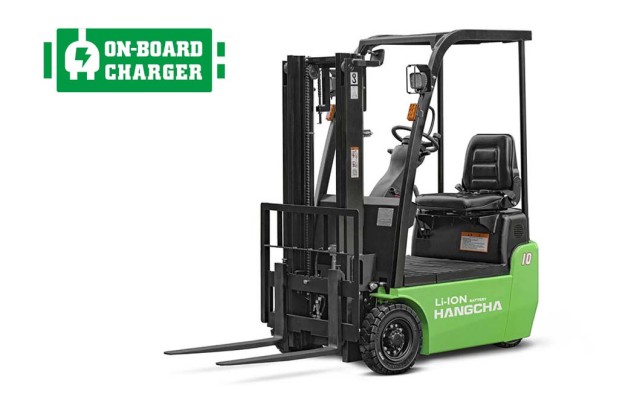 Hangcha 3-wheel electric lithium-ion forklift 1,000 to 1,700 lbs