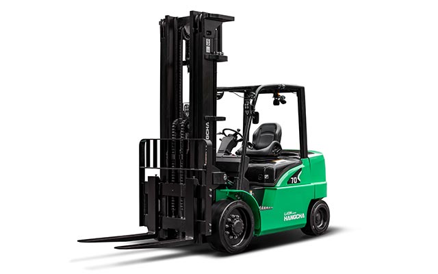 Hangcha cushion tire lithium-ion forklift 13,500 to 15,500 lbs