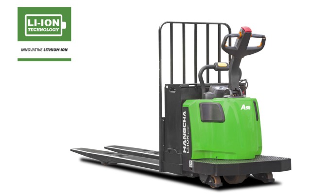 Hangcha electric lithium-ion end control rider pallet jack