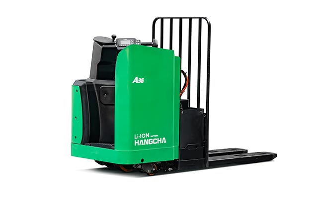 Hangcha electric lithium-ion side control rider pallet jack