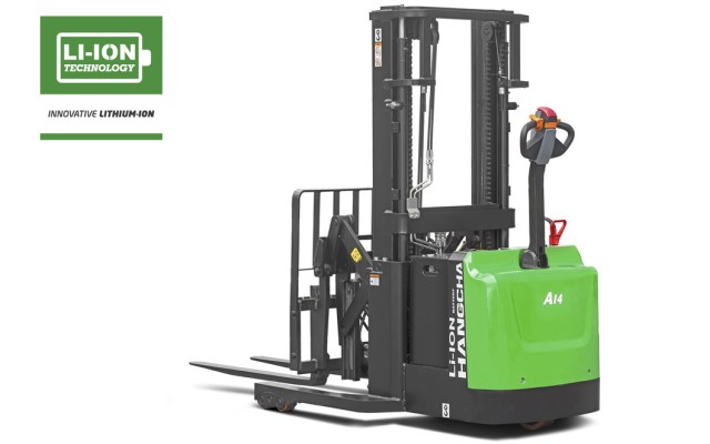 Hangcha electric lithium-ion industrial walkie reach stacker