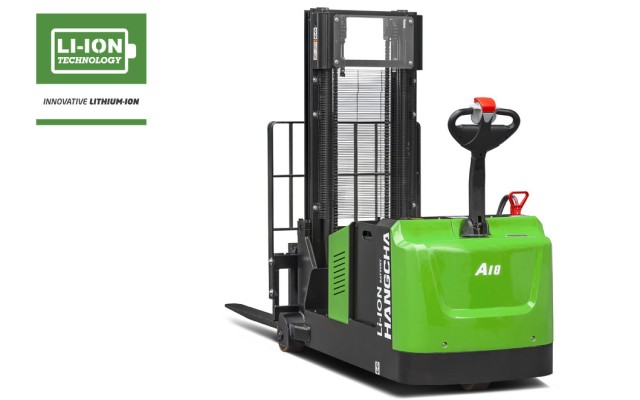 Hangcha electric lithium-ion industrial walkie counterbalanced stacker