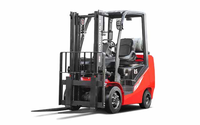 Hangcha cushion tire propane forklift 3,000 to 6,500 lbs