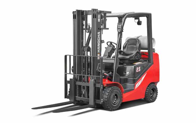 Hangcha compact pneumatic tire propane forklift 5,000 lbs