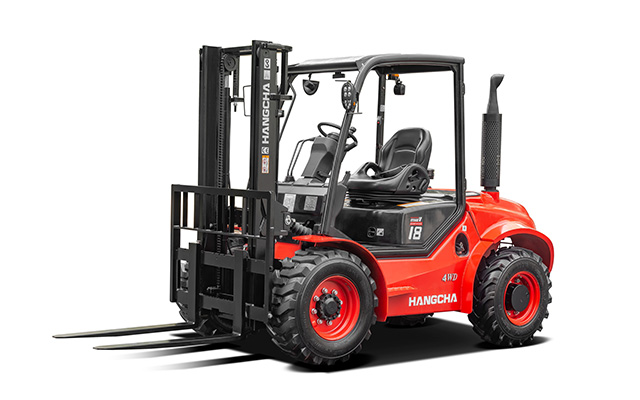 Hangcha four-wheel drive rough terrain forklift 3,000 to 3,500 lbs