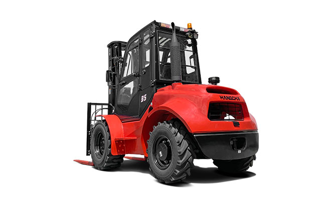 Hangcha four-wheel drive rough terrain forklift 5,000 to 7,000 lbs