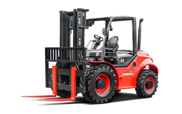 Hangcha four-wheel drive rough terrain forklift 11,000 to 22,000 lbs