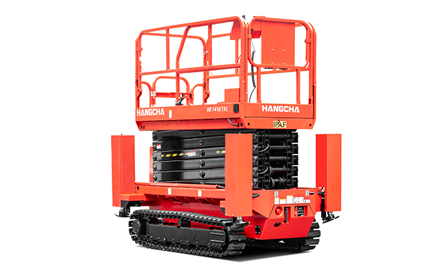 Hangcha electric crawler scissor lift