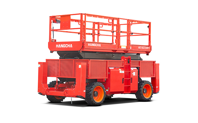 Hangcha rough terrain scissor lift