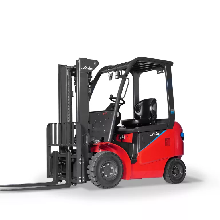 Linde E20BHP-E25BHP electric forklift 4,000 to 5,000 lb capacity
