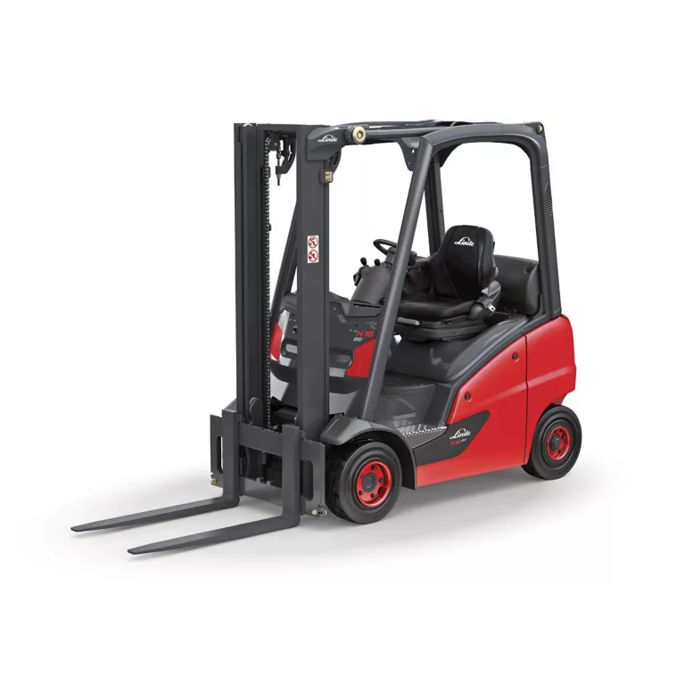 Linde H16-H20 internal combustion pneumatic forklift 3,000 to 4,500 lb capacity