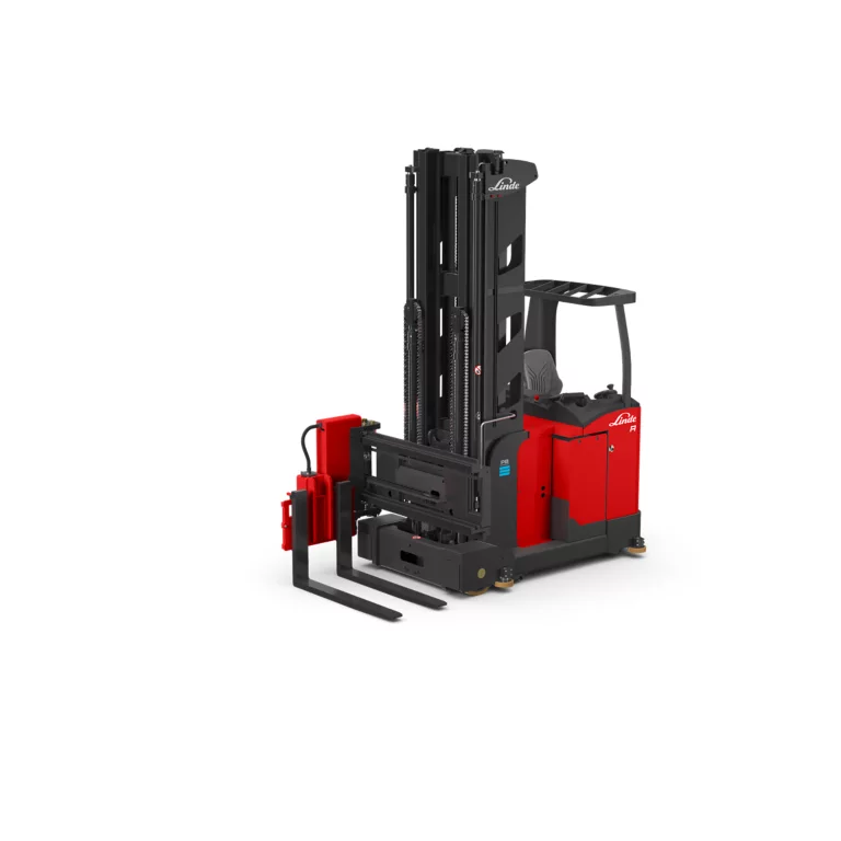Linde A-Modular electric turret truck 2,200 to 3,300 lb capacity