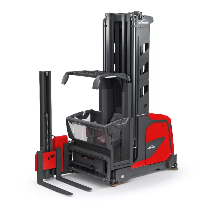 Linde K-Modular electric turret truck 3,300 lb capacity