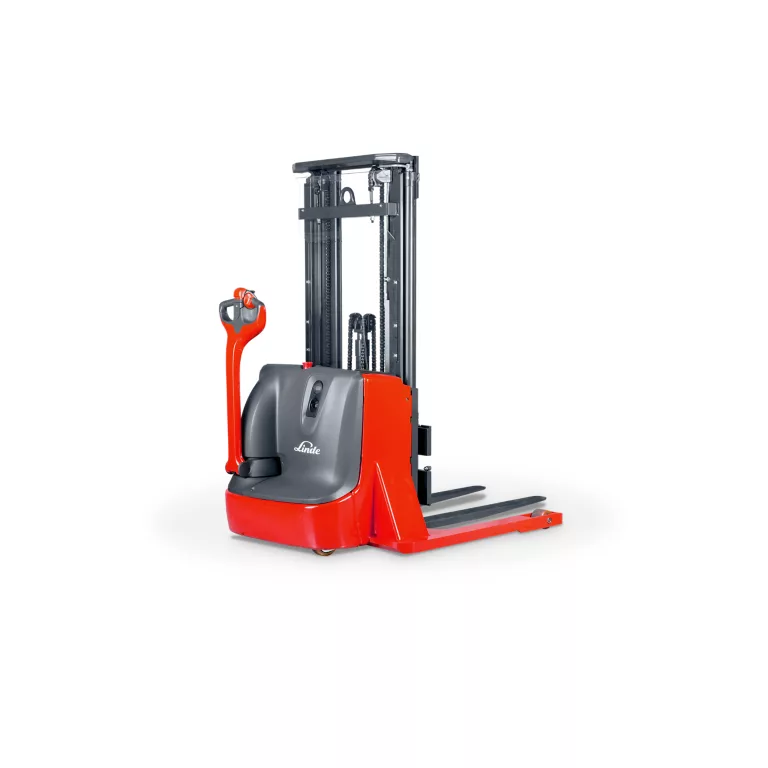 Linde EWS10-EWS14 electric pallet stacker 2,000 to 3,000 lb capacity