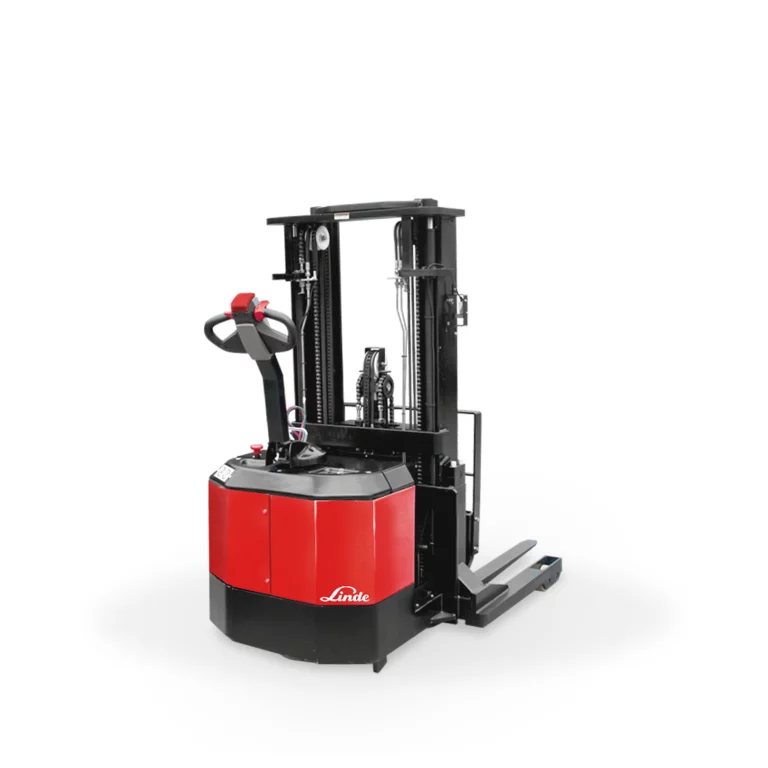 Linde ML14ASX electric pallet stacker 3,000 lb capacity